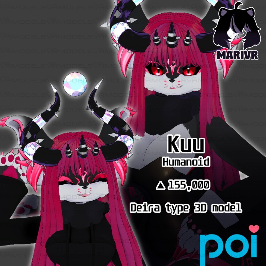 Kuu For Vrchat Vrmodels D Models For Vr Ar And Cg Projects