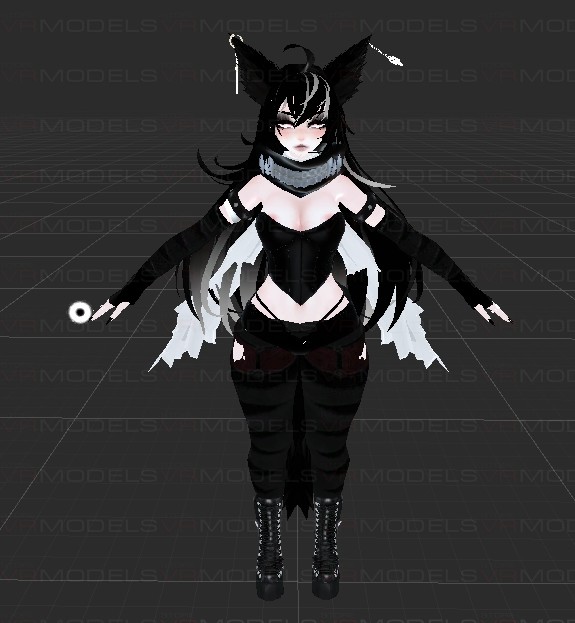 Goth Girl » VRModels - 3D Models for VR / AR and CG projects