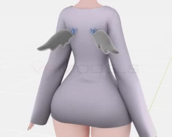 Angel wing sweater