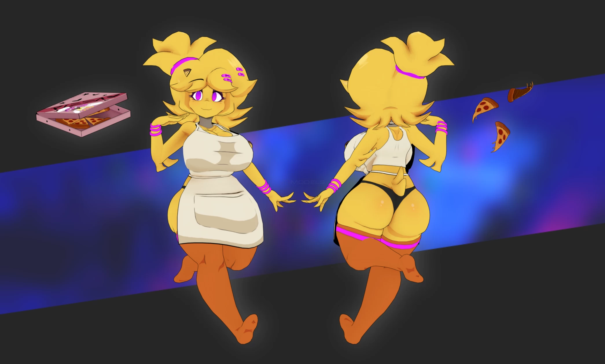 Toy chica cally 3d