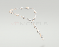 wire chain necklace