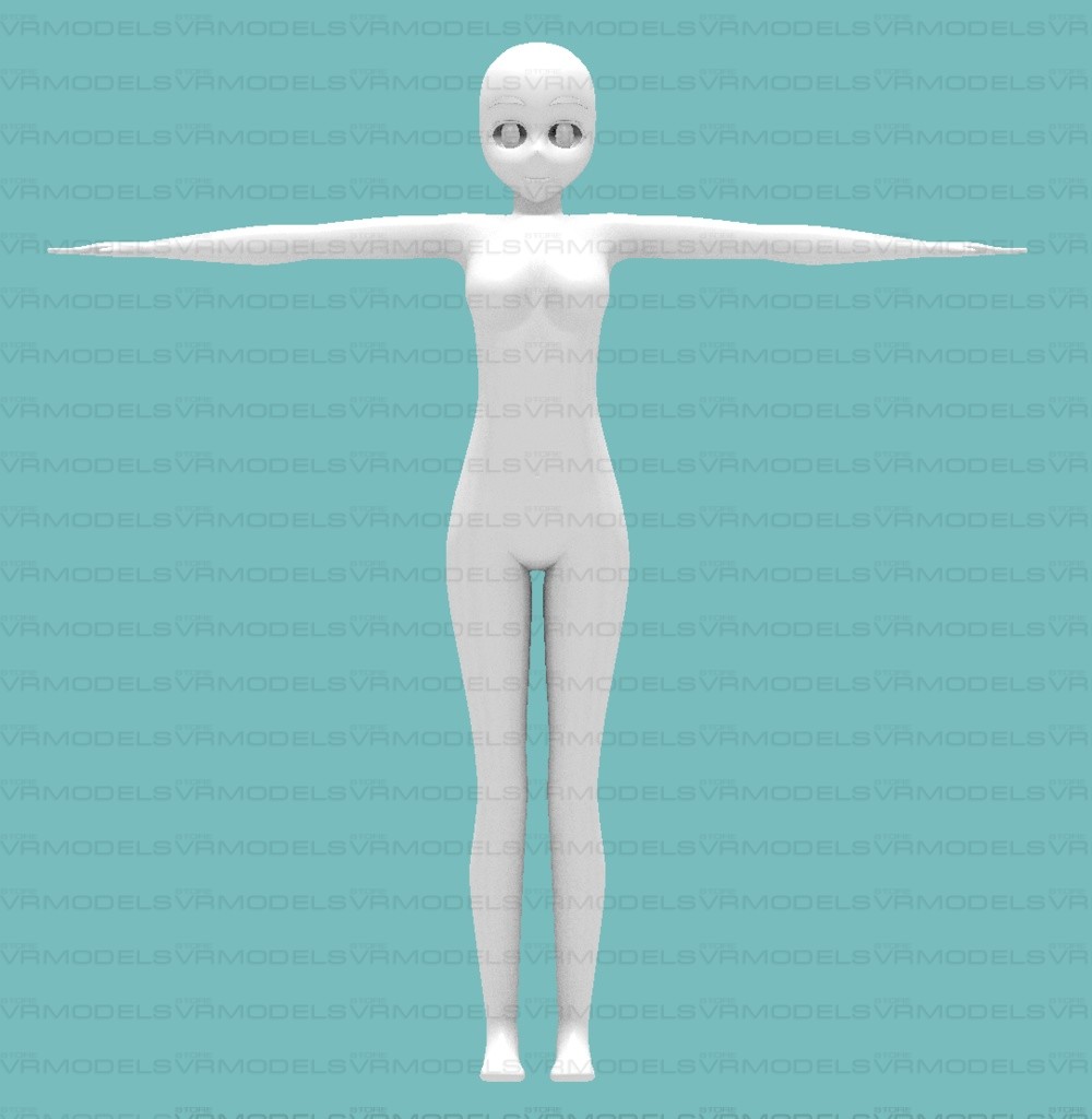 female base » VRModels - 3D Models for VR / AR and CG projects1