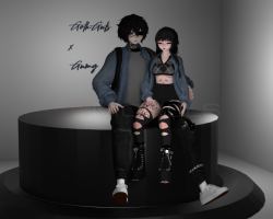 E-Goth couple