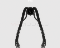 Inky's Long Pigtail Hair
