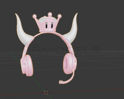 Bowsette headset
