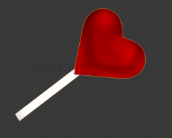 Heart lolipop