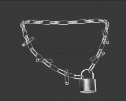 Safety pin necklace