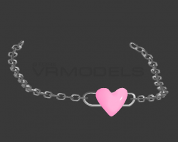 Pink heart gag