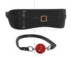 Ballgag blindfold