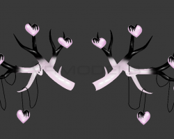 Deer horns