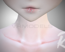 RF Arrow Lip Piercing