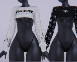 Underboob sweater