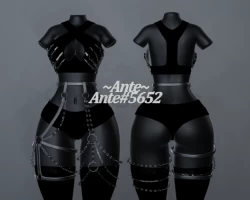 Skelebra and Harness Outfit