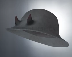 horned bucket hat