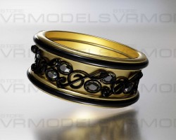 Treble Clef Ring