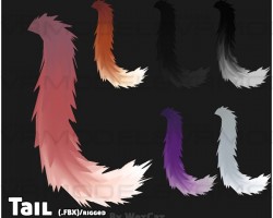 Tail (+6 textures) Rigged