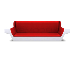Red sofa
