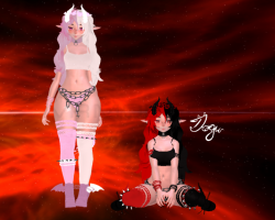 Dogus Demonic Cutie Small PinkWhite