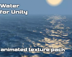 Animated water texture pack