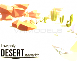 Lowpoly Desert map