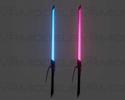 futuristic swords