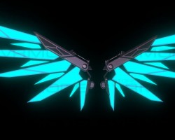 Blue Mech Wings