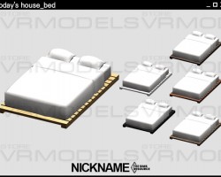 Today's House Set Bed FBX