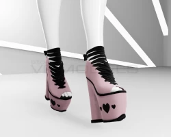 Laced boots