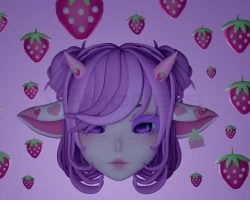 Strawberry cow ears
