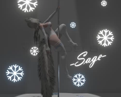 ❆Free Snowflake Pole ❆
