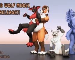 Maned Wolf Base Model - Zairiza