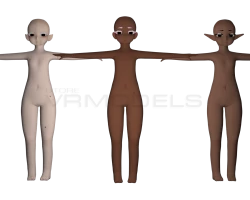 Chibi base with head