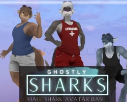 Ghostly Male Sharks