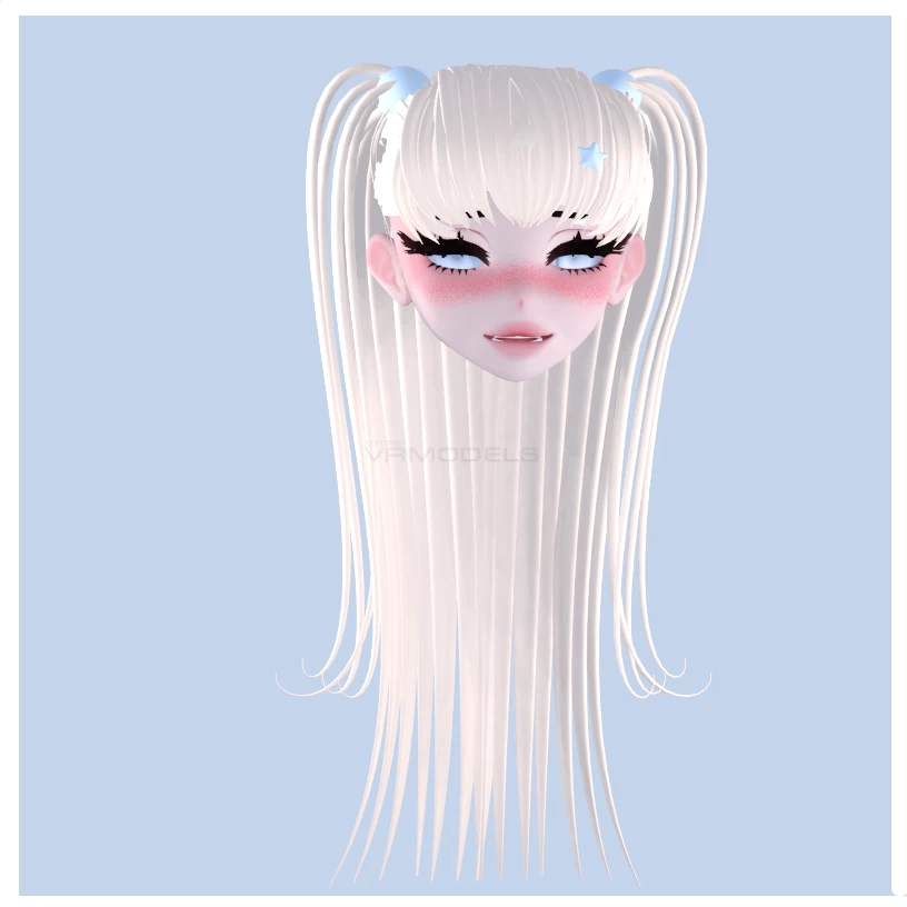 cutie hair » VRModels - 3D Models for VR / AR and CG projects