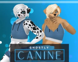 Ghostly Femboy Canines [Dalmation/Retriever] NSFW