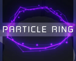 Simple Ribbon Particle Trail