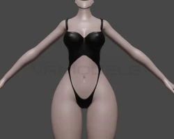 Body Suit with fishnet back