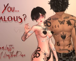 Female Jealousy Texture; Panda, Tori & Sweaty Head