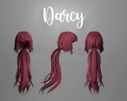 Wavy ponytail