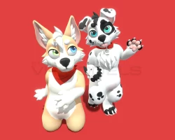 Buppy Dog VRChat Avatar