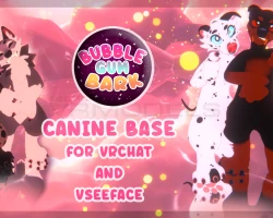 Canine Fursuit VRchat Avatar Base