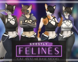 Ghostly Female Felines