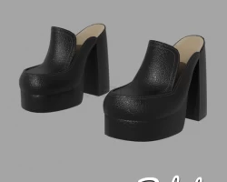 Closed Toe Platform Mule