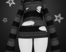 ripped sweater