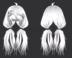 Low pigtails