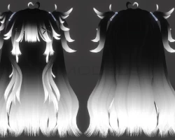 long pigtails