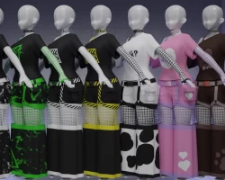 Dancing duo rave outfit