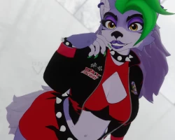 Glamrock Roxanne Wolf (Blender \ Fbx)