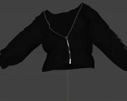 Free off-shoulder zip hoodie