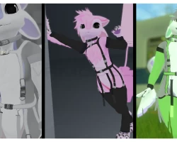 Kita'vali Stocking/Fishnet/harness combo